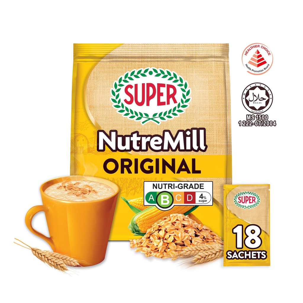 Super NutreMill in Instant Cereal Drink Original, 20 x 30g Shopee  Singapore