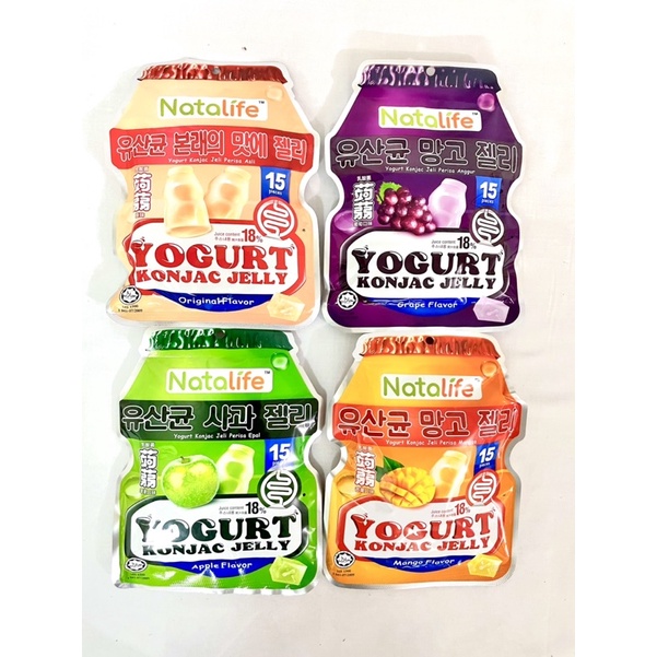 Natalife Yogurt Konjac Jelly 20g x 15pkt Juice Content 18 Childhood