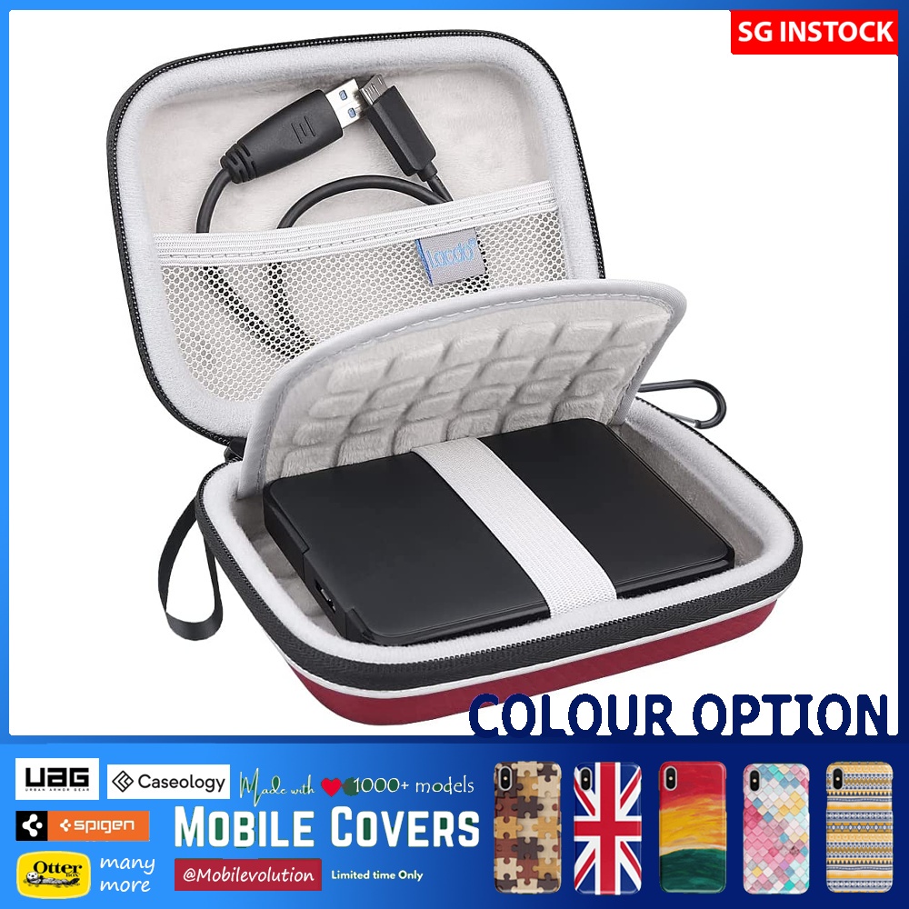[sgseller] Lacdo Hard Drive Carrying Case Seagate Expansion Backup Plus
