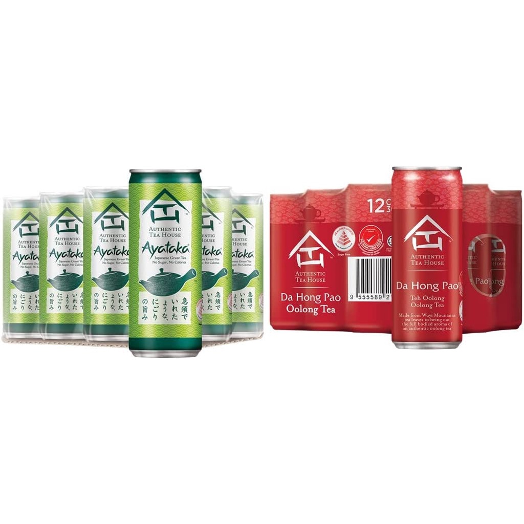 Authentic Tea House Ayataka Green Tea, 12 x 300ml + Authentic Tea House