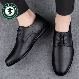 【READY STOCK】Leather Oxford boots men leather manufacturing black trendy formal boots men lace up business leather shoes #6