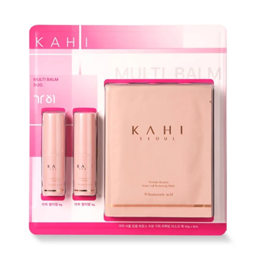 [KAHI]Multi Balm Set (Kahi multi balm X 2 + Moisturizing Collagen Mask