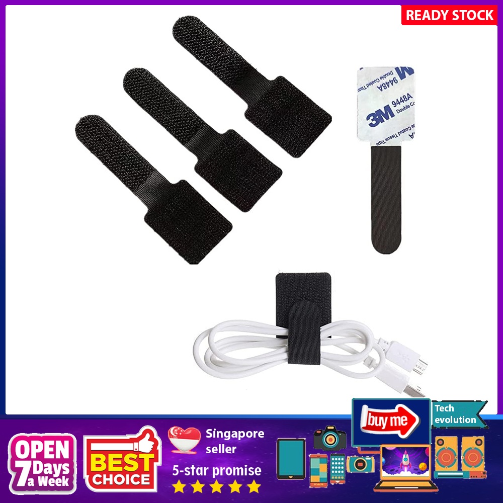 [sgstock] 30PCS Wire Organizer, SelfAdhesive Cable Management Ties
