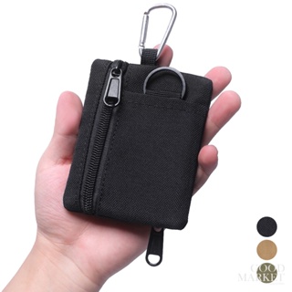 Portable Mini Coin Wallet Unisex Outdoor EDC coin pouch Portable Key Card Case Outdoor Sports Coin Purse Hunting Bag Zipper Pack Multifunctional Bag