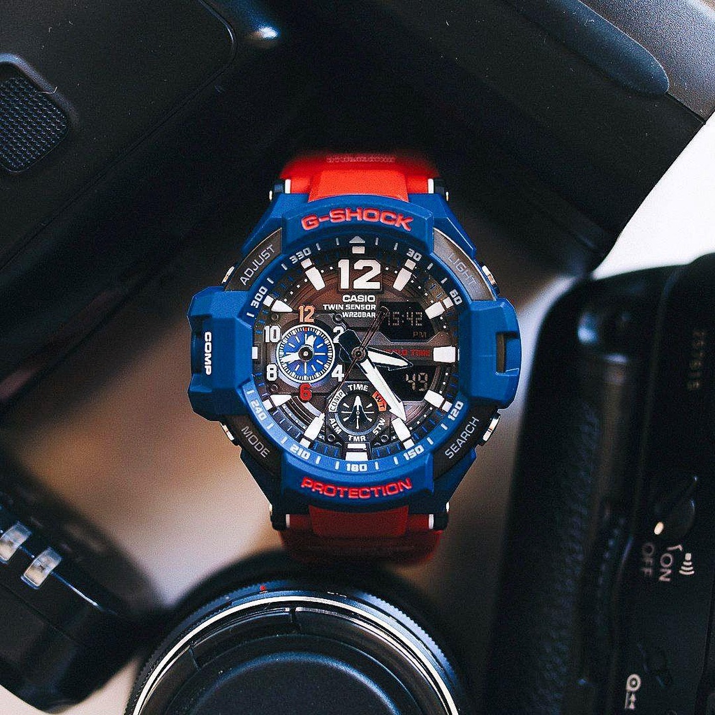 Casio G-Shock GA-1100-2A MASTER OF G GRAVITYMASTER Analog Digital Men's Watch