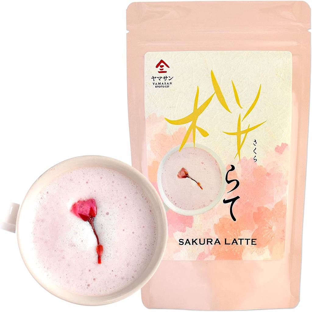 Sakura Latte 100g Powder Cherry Blossom Latte Kyoto Uji Yamasan Made in