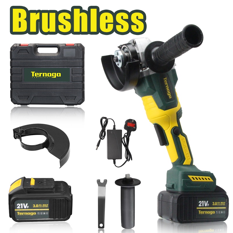 ️SG STOCK ️Ternaga Cordless Grinder Angle Grinder DualUse Cordless Chainsaw Battery Metal