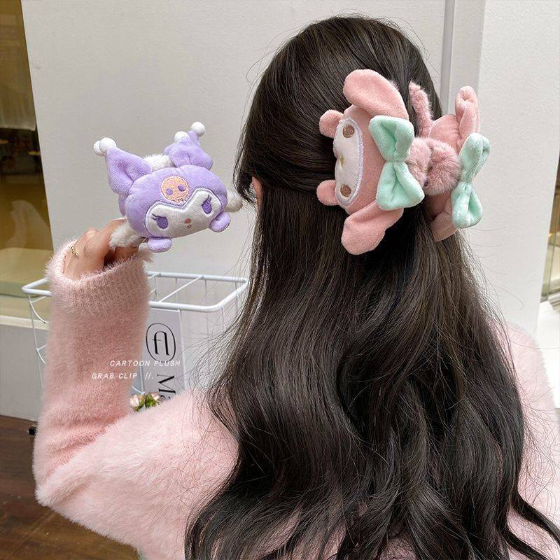 YB5 Sanrio hair claw clip Kuromi Melody Cinnamoroll Large HairClips