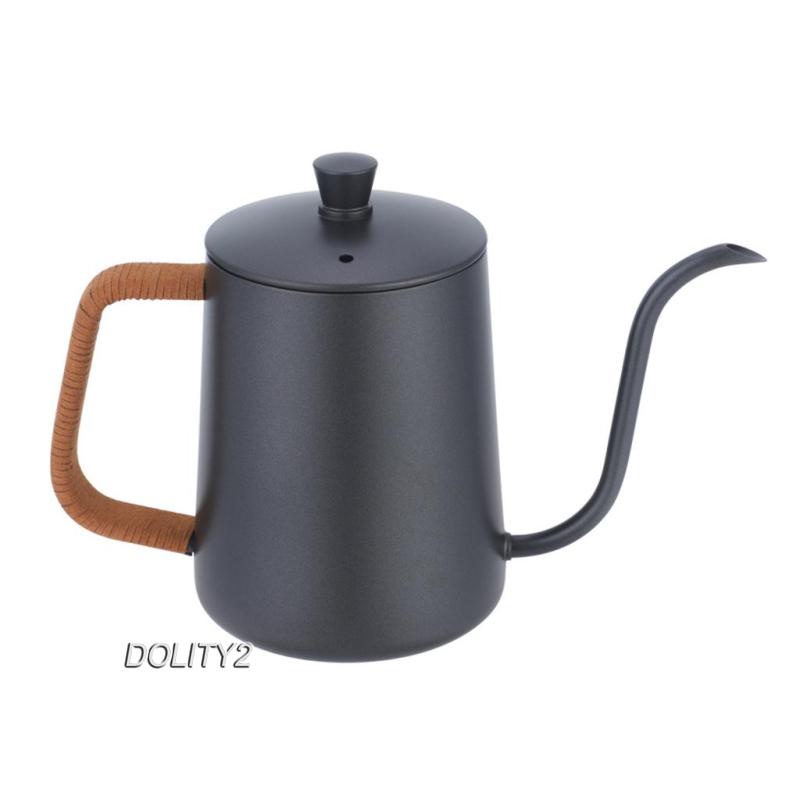 [DOLITY2] Gooseneck Kettle Pour Over Drip Coffee Kettle Pot Stainless Steel material