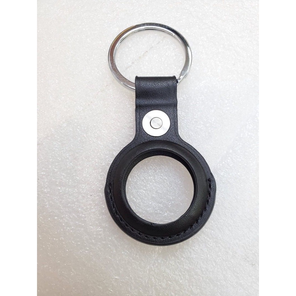 AirTag Leather Key Ring Case Black Shopee Singapore