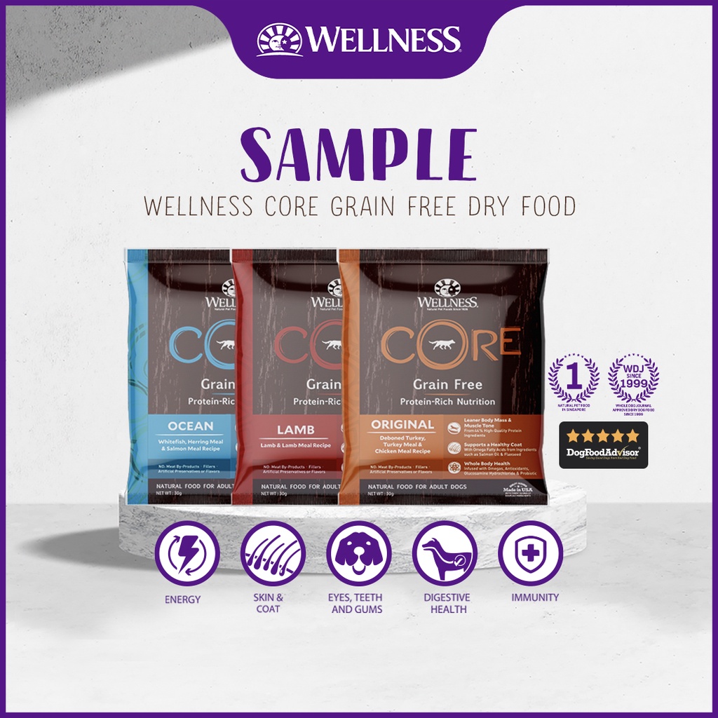 [Sample] Wellness CORE Grain Free Dry Dog Food