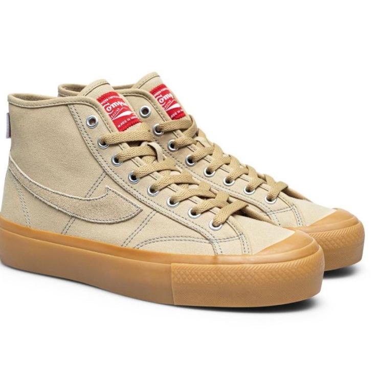 Compass GAZELLE HI BLACK WHITE/WHITE RED/BLUE SKY/WHITE BLUE/BLACK GUM/CREAM/CAPPUCINO/RED GUM Bacadescription