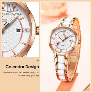 Louiswill Women Watch with Calendar Waterproof Luminous Quartz Watches for Ladies #4