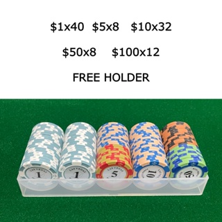 【𝐒𝐆 𝐒𝐓𝐎𝐂𝐊𝐒 】Las Vegas Casino Mahjong Poker Chips / Automatic Mahjong Table Chips
