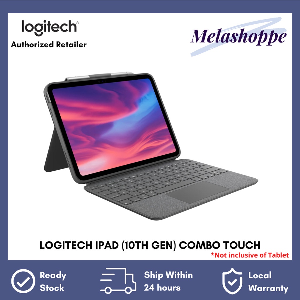 Logitech Ipad 10th Gen Combo Touch Backlit Keyboard Case With Trackpad Shopee Singapore