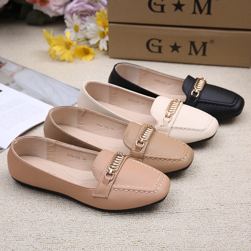 【AhSin】 Fashion Women Doll Shoes Office Flat Shoes Daily Loafer GM78-169