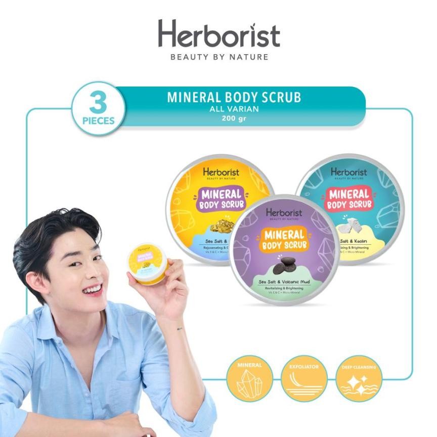 Herborist MINERAL BODY SCRUB HERBORIS Agency 200G Shopee Singapore