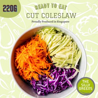 [The Silly Greens] Cut & Wash Coleslaw (Ready To Eat)