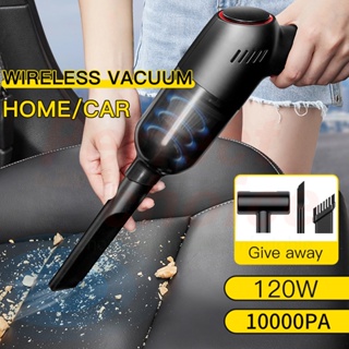 [SG Stock] Cordless Vacuum Cleaner Mini Vacuum Cleaner Super Suction Power Car/Home dual 10000Pa The suction