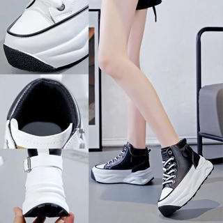 Image of thu nhỏ Sports and Leisure High-Top Platform Martin Boots Women’s casual high-top thick-soled ankle sneakers #2