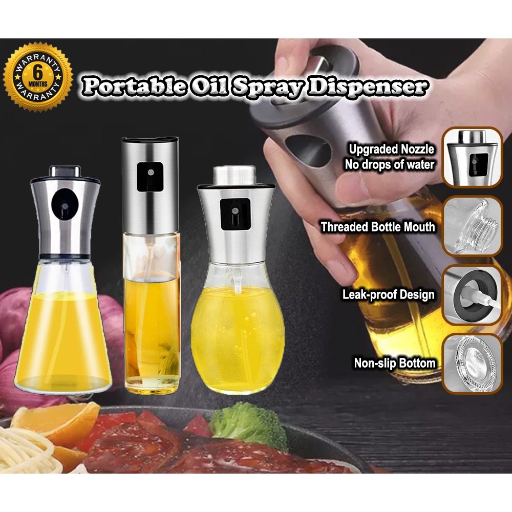 SG STOCK Healthier Choice Portable Oil Spray Dispenser, Oil Spray