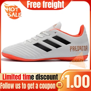 【Limited time offer】Predator 18.4 TF 100% Men outdoor soccer shoes turf indoor futsal shoes football shoes