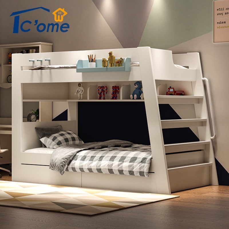 Zxd Modern Double Decker Bed Frame Bunk Bed For Kids Adults Queen Bunk