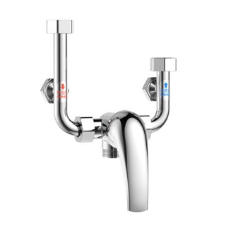 Electric Water Heater Valve U-Shaped Mixing Household Surface Mounted Shower Hot And Cold Faucet Switch Accessories With Daquan