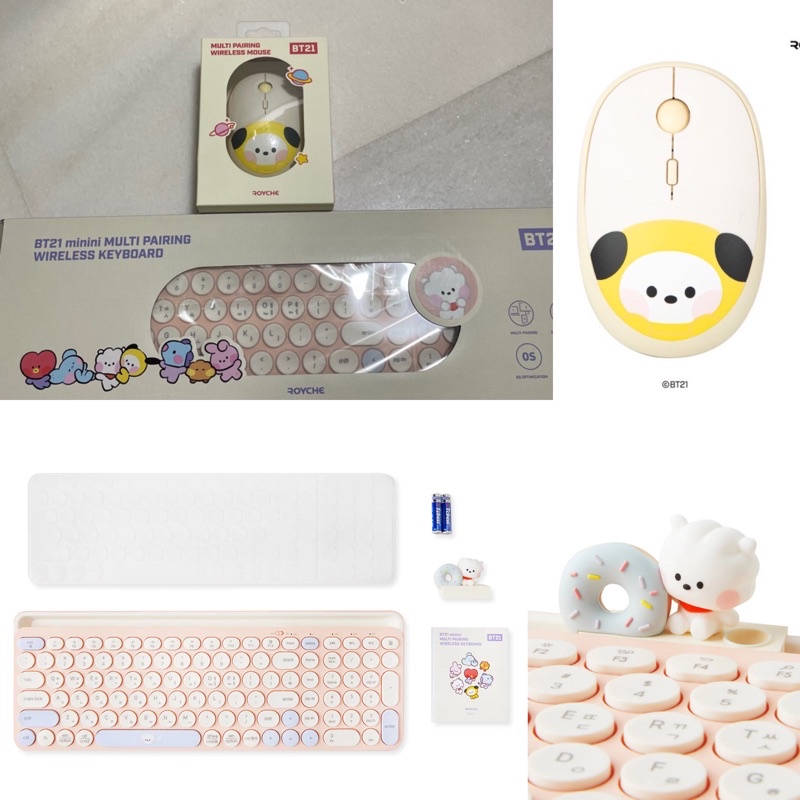 INSTOCK AUTHENTIC BTS BT21 minini MULTIPAIRING WIRELESS KEYBOARD