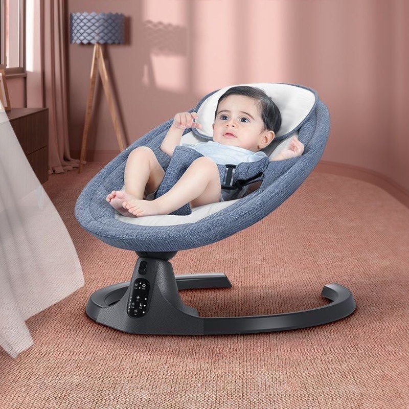 WSW Baby Rocking Chair Baby Electric Rocking Chair Newborn Sleep Cradle