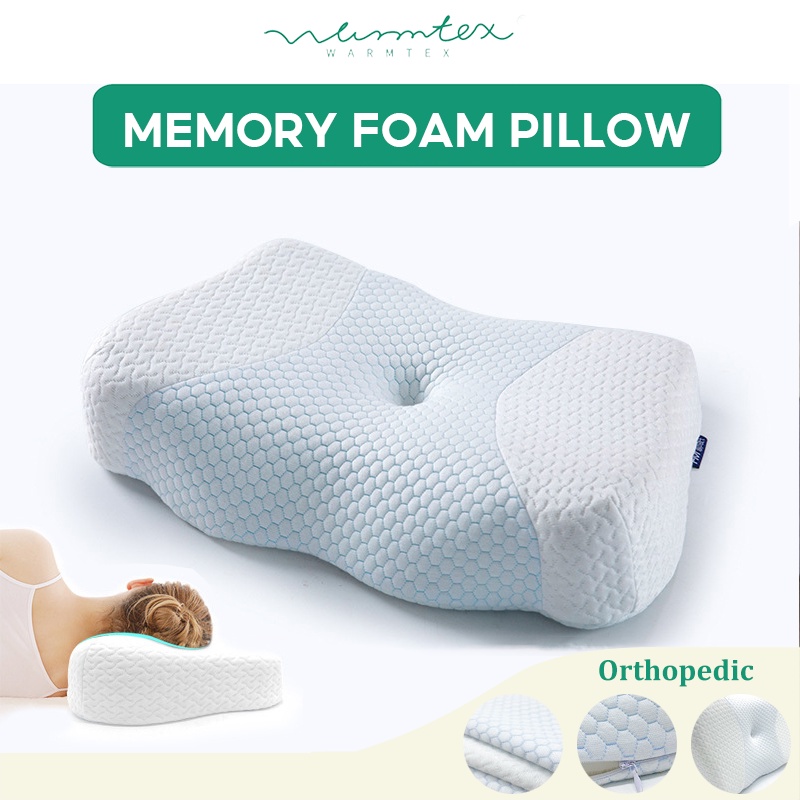 Orthopedic Bed Pillow Neck Support Relieve Cervical Pain Memory Foam