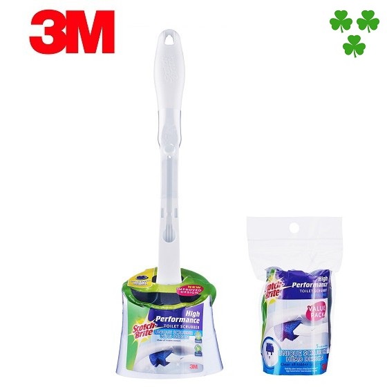 3M ScotchBrite High Performance Toilet Scrubber + Refill ( Value Set