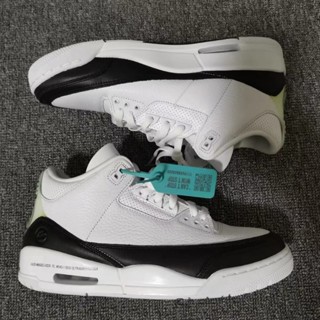 2021 New Style AJ3 High-Value Student Fujiwara Hiroshi Black White Oreo Star Same Low-Cut Sports Basketball Shoes #0