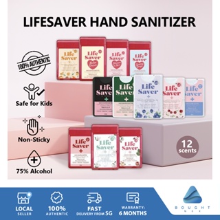 Lifesaver Hand Sanitizer BKK Thailand Food Grade Alcohol Amazing Scents Spray Convenient Gift Life Saver