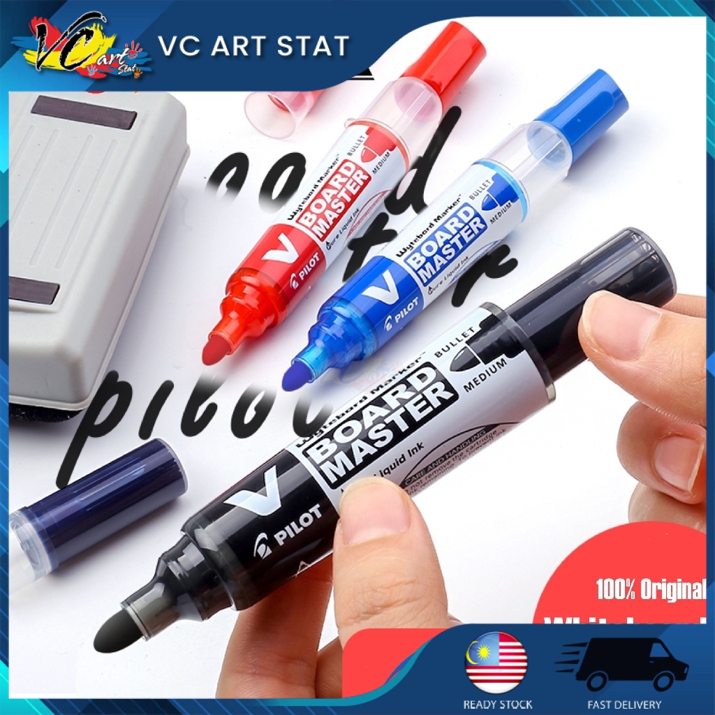Malaysia] pilot v board master refill cartridges whiteboard