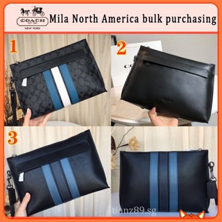 Coâćh bag Men Clutch F28614 F31514 F38588 Leather Small Bag Clutch Business Leather Small Bag #0