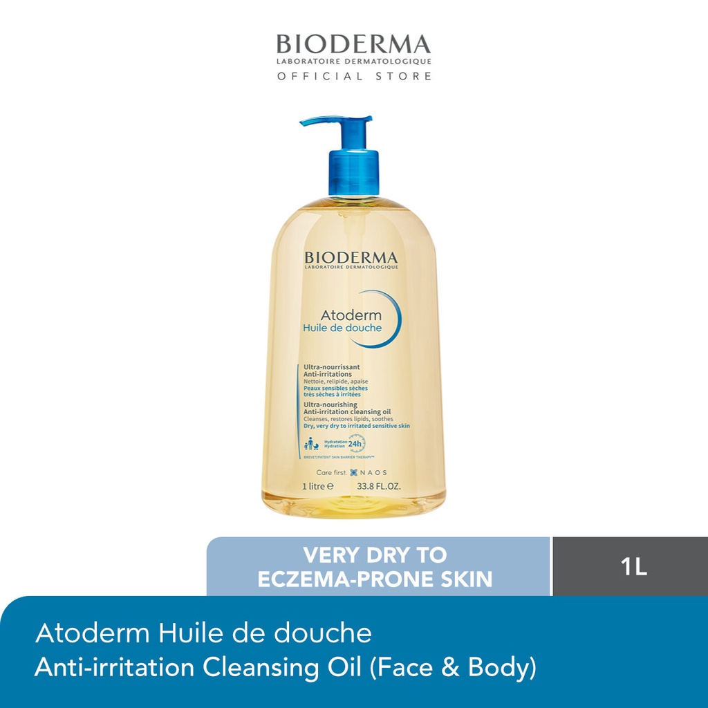 Bioderma Atoderm Huile de douche AntiIrritation Face & Body Cleansing