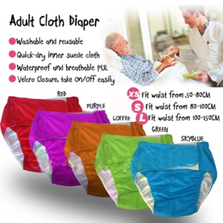 Image of thu nhỏ Reusable Adult Diaper for Old People and Disabled Super Large size Adjustable TPU Coat Waterproof Incontinence Pants #0