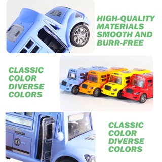 🦄SG TOY🦄Kids School Car Toy Simulation Inertial Driving Bus Model Set Friends Special Cars Toys Boys Holiday Gift #5
