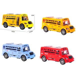 🦄SG TOY🦄Kids School Car Toy Simulation Inertial Driving Bus Model Set Friends Special Cars Toys Boys Holiday Gift #1