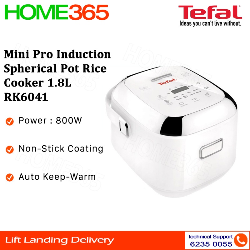 Tefal Mini Pro Induction Spherical Pot Rice Cooker 1.8L RK6041 Shopee Singapore