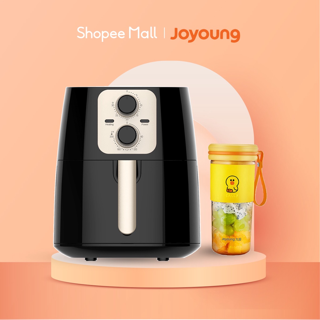 Shopee x Joyoung Brand Box Air Fryer 4.5L + Joyoung Line Friends