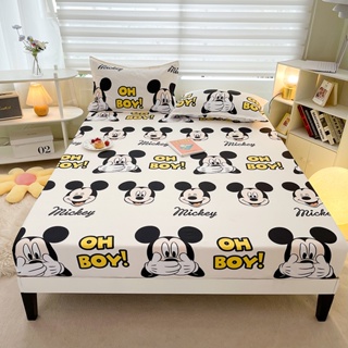 SunnySunny New Cute Designs Fitted Bedsheet Single Super Single Queen King  Size Skin Friendly Cotton Mattress Dust Cover