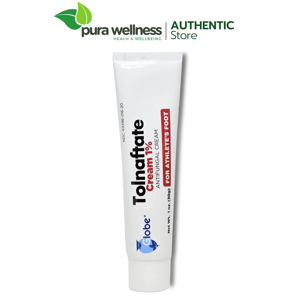 Globe Tolnaftate 1% Antifungal Treatment 30g - Anti-Fungal Foot Cream ...