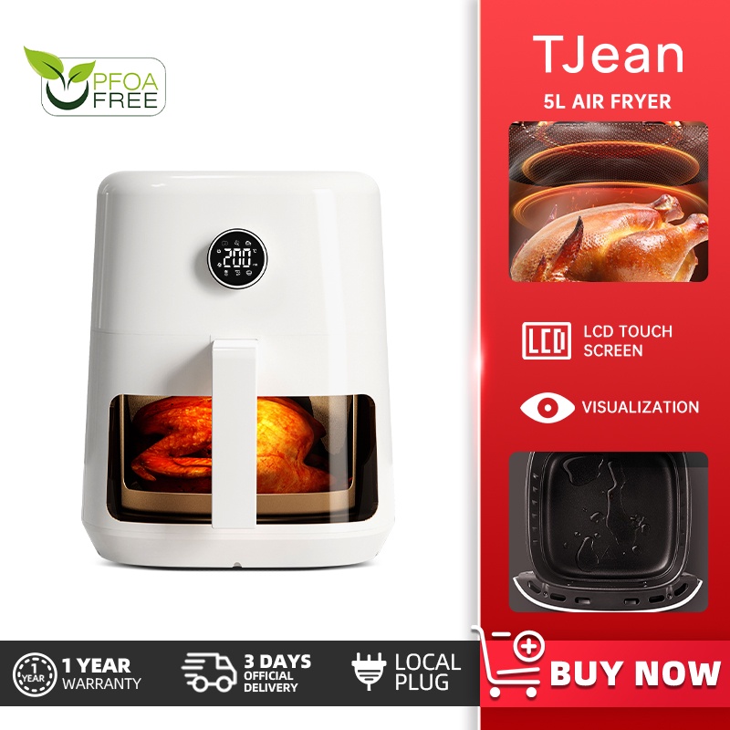 TJean Multifunctional Electronic Visualization Air Fryer (5L) Shopee