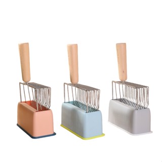 [LOVENCARE] ABS Multicolor Cat Litter Shovel Base 17cm Metal Cat Litter Scoop Shelving Box