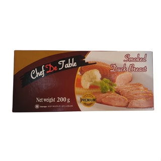 Chef De Table Smoked Duck Breast Pastrami Duck 200GM Halal