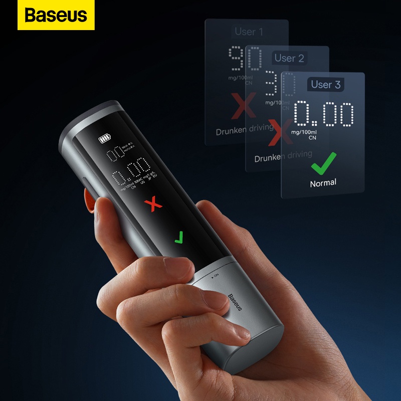 Baseus High Accuracy Alcohol Tester Breathalyzer Alcotest