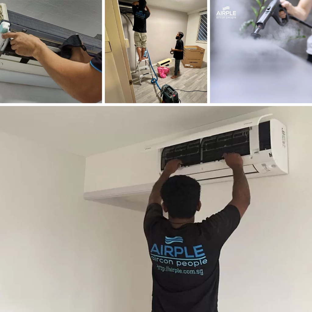 General Aircon Service - Highest 5 Stars Rated Aircon Servicing - Airple  Aircon | Shopee Singapore