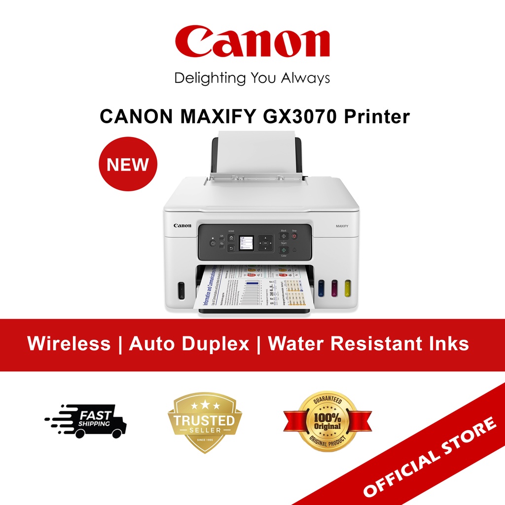 NEW Canon MAXIFY GX3070 Printer | Shopee Singapore